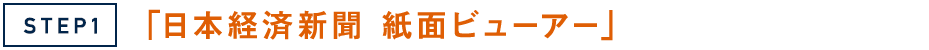 STEP1 「日本経済新聞 紙面ビューアー」をインストールしよう